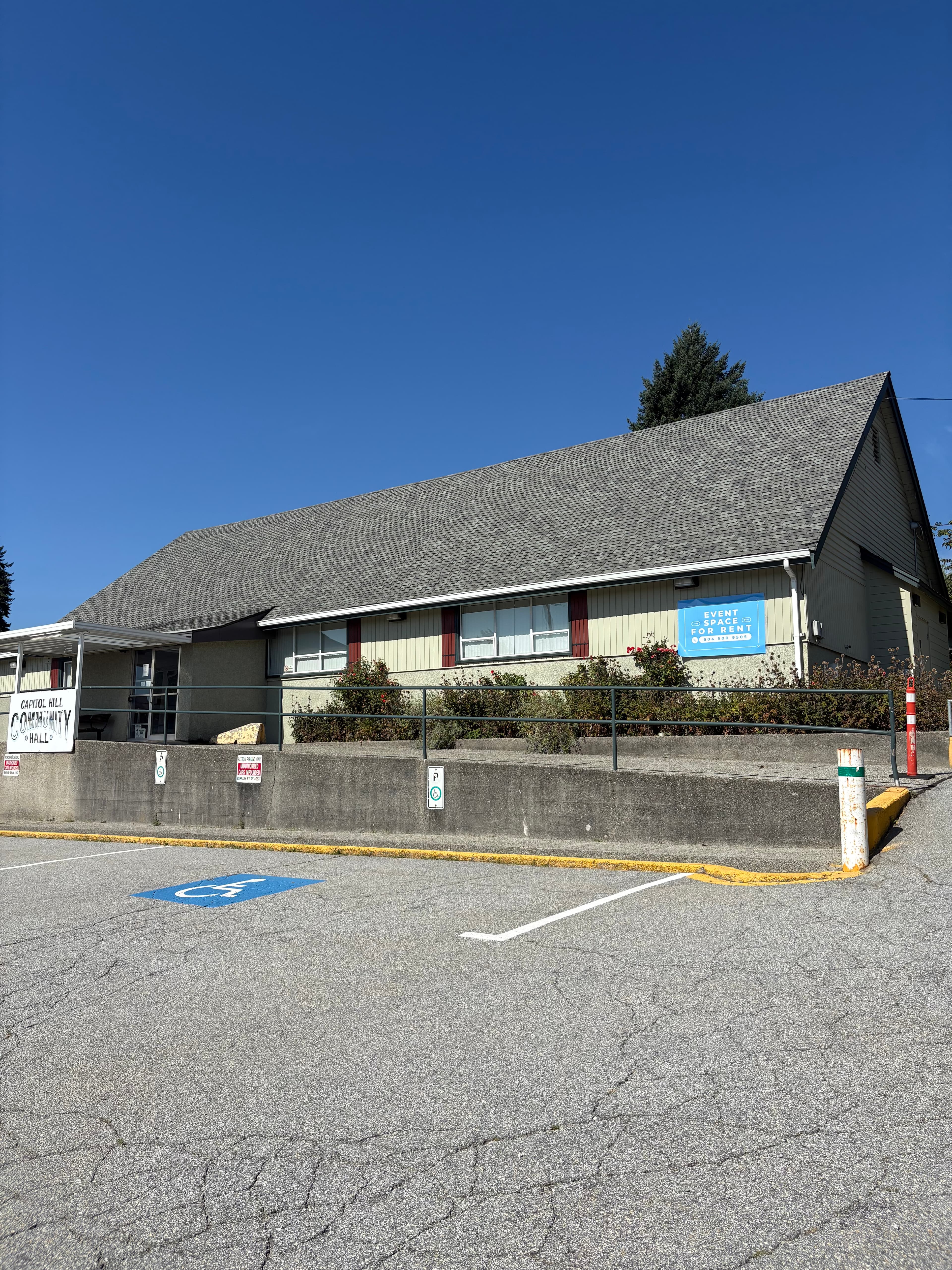 Parking lot full view